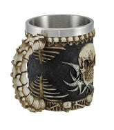 1 X Gothic Tribal Skull Tankard Coffee Mug Cup Creepy
